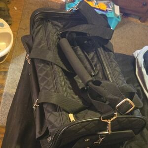 Sherpa Black Quilted Dog